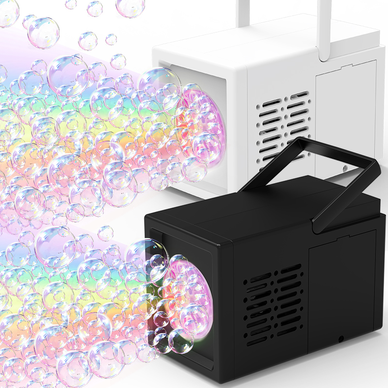 10 穴全自動バブル吹きハンドヘルド電動バブルマシンおもちゃ屋外誕生日バッテリーとバブル水なし