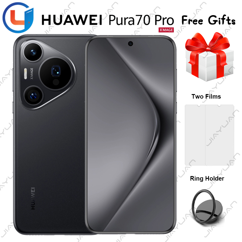 オリジナル Huawei Pura 70 Pro 5G 携帯電話 6.8 インチ崑崙ガラス 2 スクリーンキリン 9010 オクタコアカメラ 5050mAh NFC スマートフォン