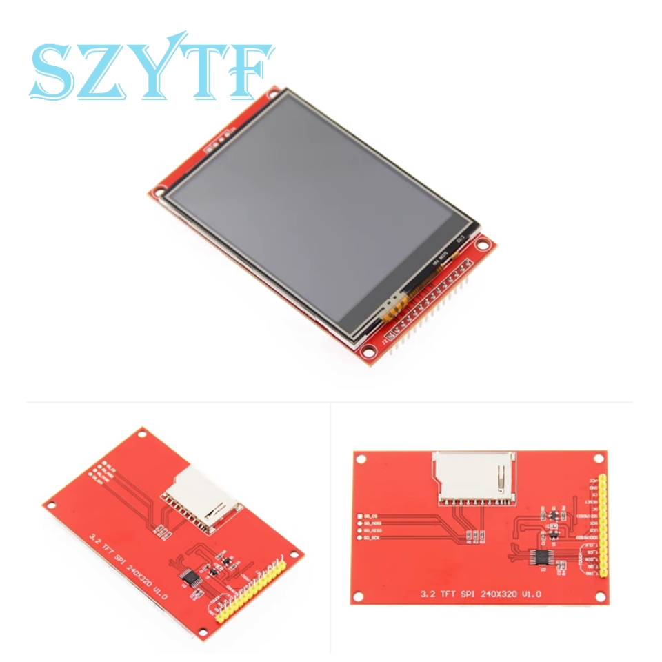 3.2 インチ SPI シリアルポート LCD スクリーン TFT ディスプレイ画面カラースクリーンモジュール 240*320 ILI9341 タッチ付き