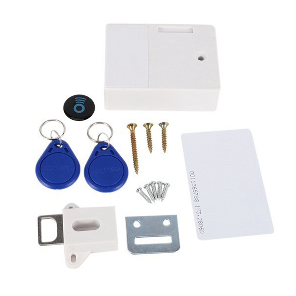 Smart Cabinet Lock IC Electronic Lock RFID Furniture Keyless Locker for Drawer Cabinet Safety Protection Device