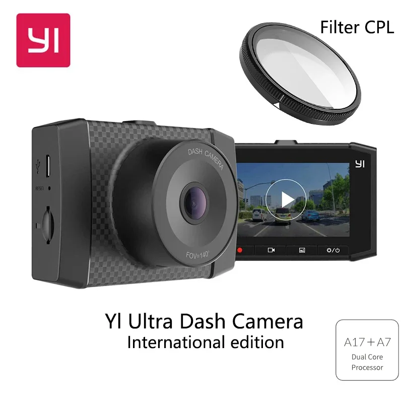 Yl Ultra ダッシュカメラ 車 ADAS 2.7 スクリーン フル HD 1080P ダッシュカム ADAS 付き 英語インターナショナル