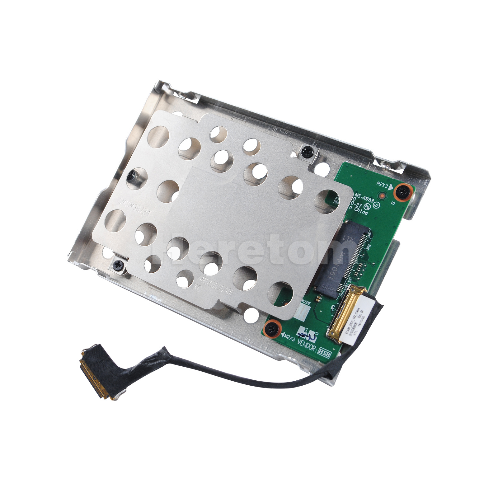 新しい HDD キャディ ブラケット トレイ Thinkpad L580 L590 M.2 2280 Nvme Pcie SSD ハードドライブ ケーブル用