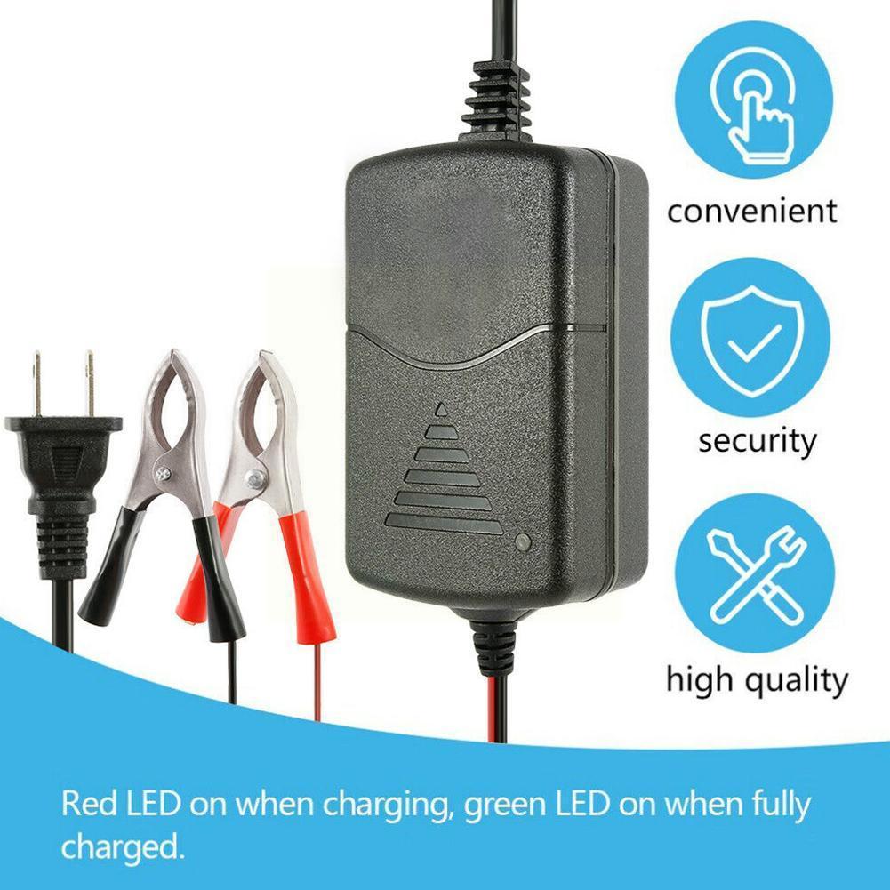全自動車のバッテリー充電器 12 v/1.5a 自動車コンパクトメンテナー入札プラグオートバイ Atv 充電器米国 Batt F9e0