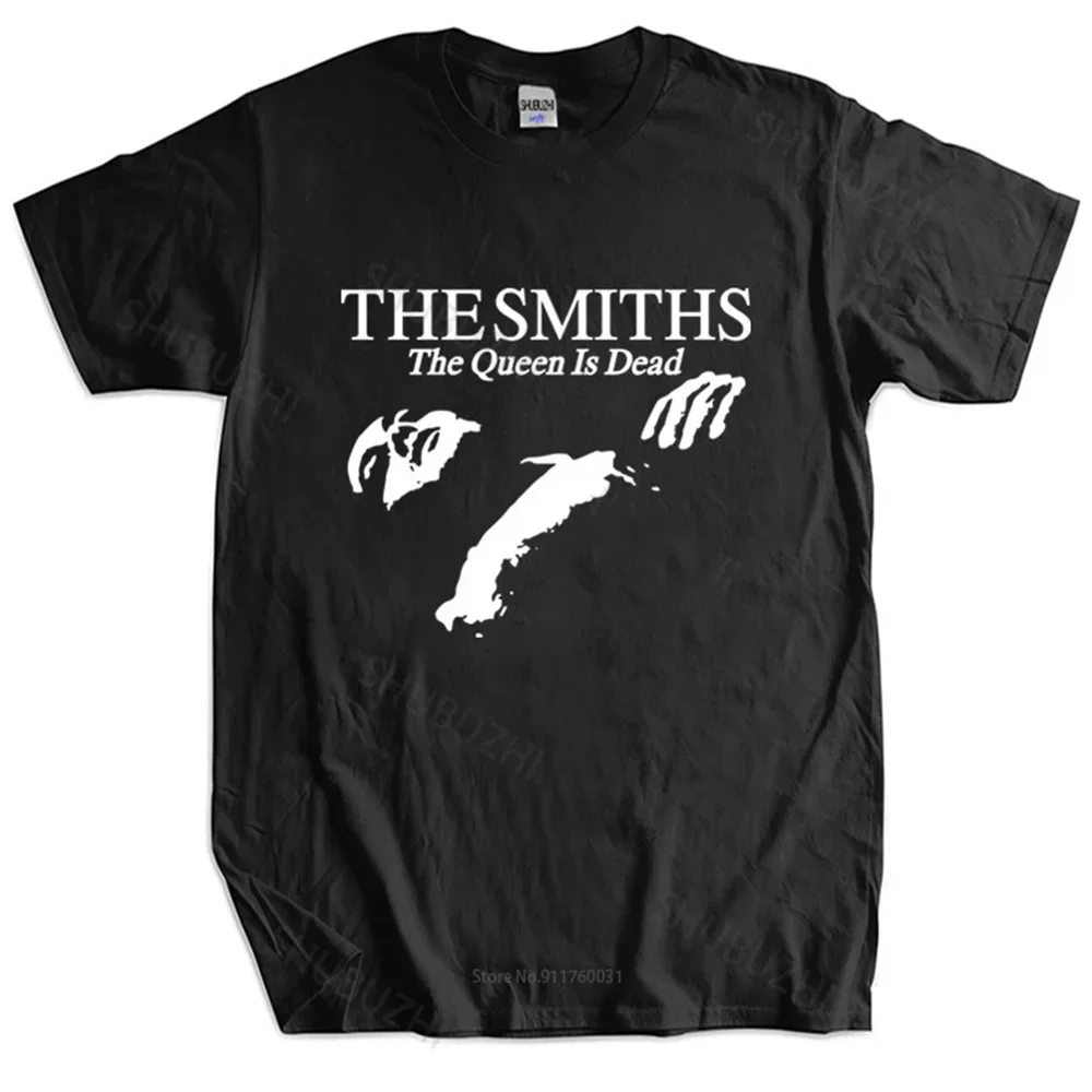 モリッシー O ネック半袖黒 Tシャツトップスザ・スミス Tシャツインディーズ美的服原宿ストリートカジュアル Tシャツ