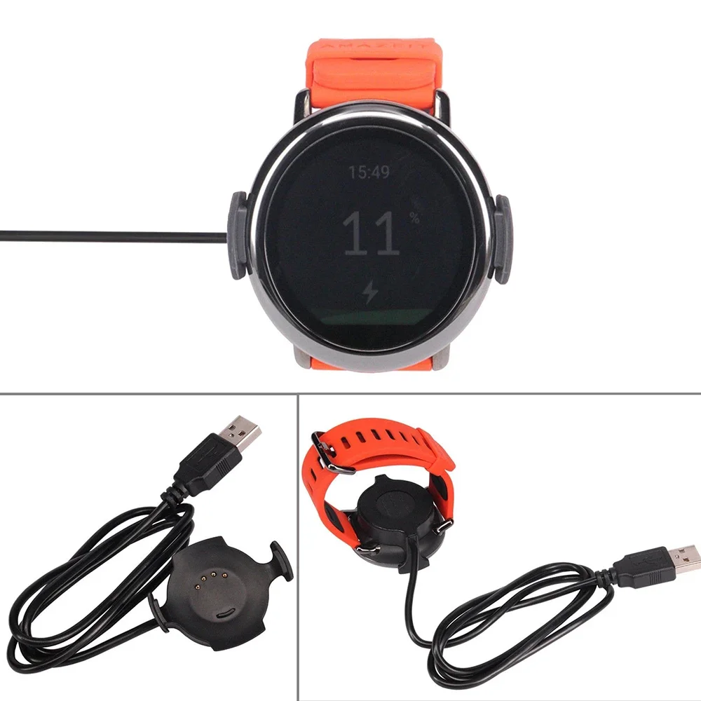 1 メートル USB 高速充電器充電クレードルドック Xiaomi Huami Amazfit ペース時計電話アクセサリー