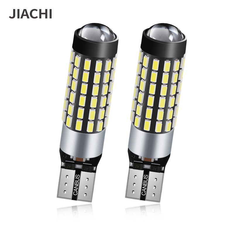JIACHI 超高輝度 2 個 T10 W5W LED 電球 Canbus 無極性エラーフリー 168 194 パーキング Projcetor Stroble ランプ DC12v 24v