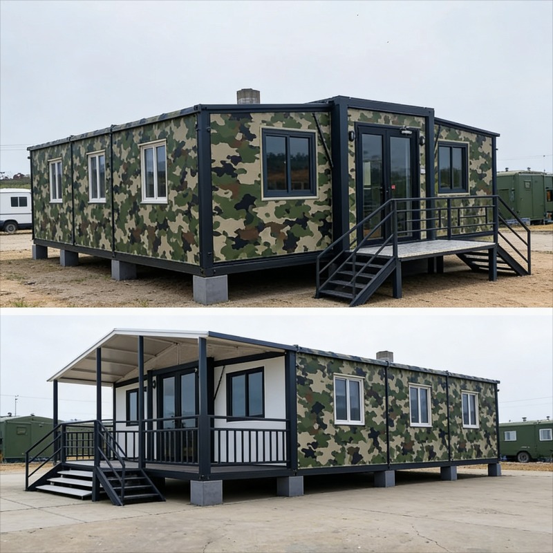 Customized Folding Container House for Geological Survey Portable Prefab Shelter for Field Exploration Team