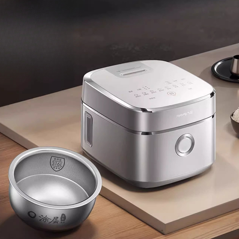 九陽 ノンスティック0コーティング チタン 家庭用炊飯器 316L 内槽 4リットル 遠赤外線 IH炊飯器 40N1U