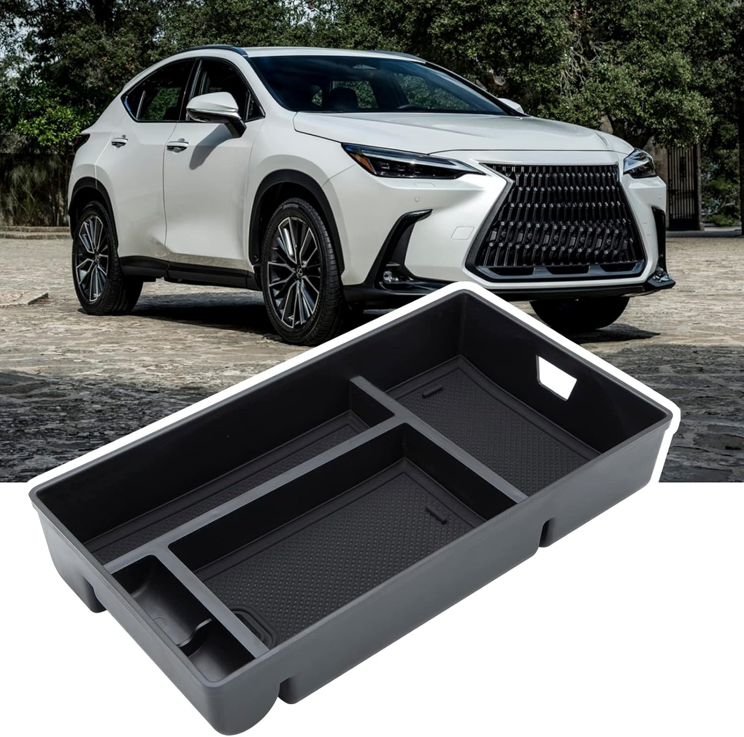 センターコンソールオーガナイザーレクサス NX NX 250/NX 350/NX 350h/NX 450h アクセサリーアームレストボックス二次収納ボックス挿入トレイ