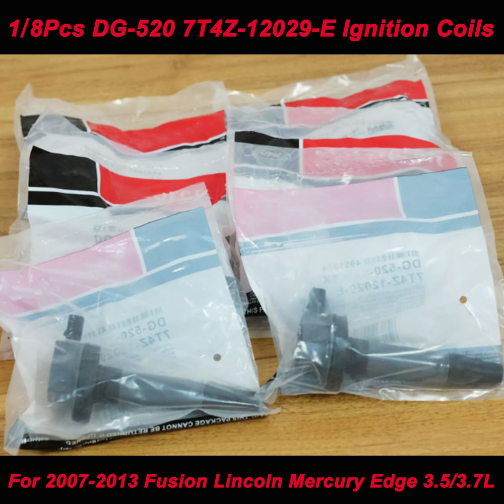 1/8 個 DG520 DG-520 点火コイル 7T4Z-12029-E 7T4Z12029E マツダ 2007-2013 リンカーンマーキュリーエッジ 3.5/3.7L UF553 GN10237 UF595