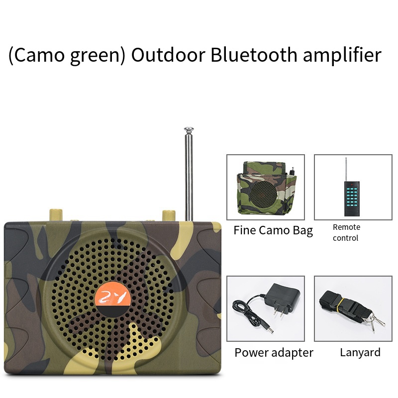 屋外狩猟長距離迷彩有線アンプ Bluetooth ヘッドセット教師マイクトレーニング特別なアンプ