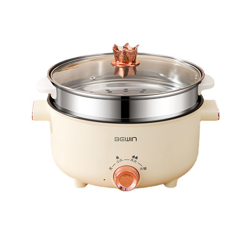 220V 多機能電気炊飯器加熱パン電気調理鍋機鍋麺卵スープ蒸し器炊飯器