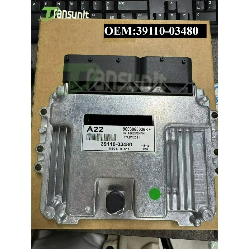 A22 ECU 真新しい 39110-03480 エンジンコンピュータボード制御モジュール MEG17.9.12.1 ヒュンダイ 3911003480 ECM に適合