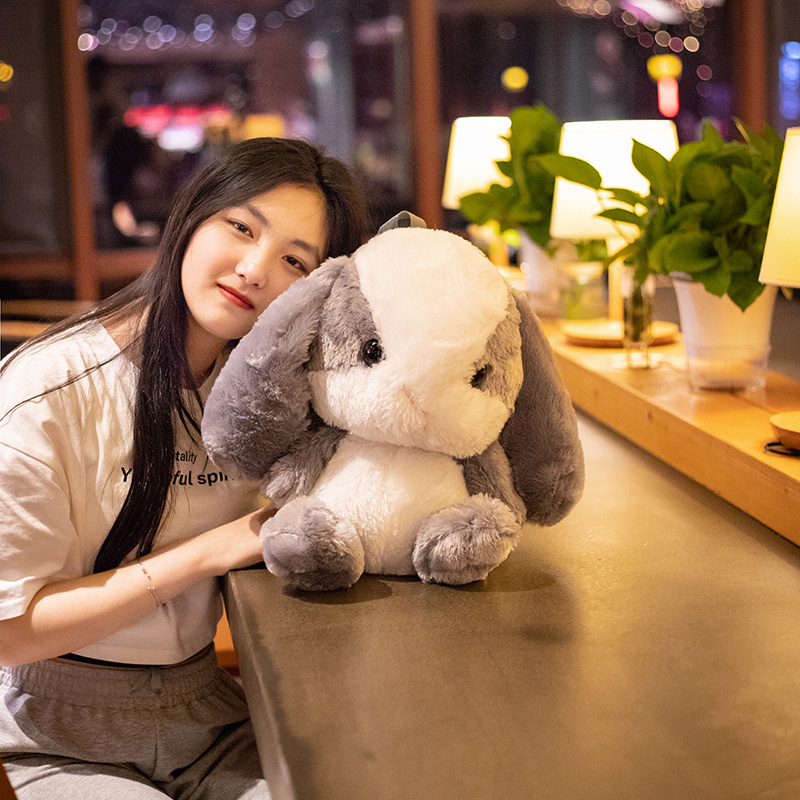 50 センチメートルカラーふわふわバニーぬいぐるみバッグぬいぐるみソフトウサギのぬいぐるみ人形店の装飾女の子旅行バックパック子供の誕生日ギフト