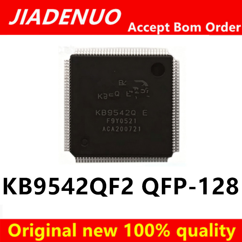 (1 個) 100% 新しい KB9542Q F2 KB9542QF2 QFP-128 チップセット