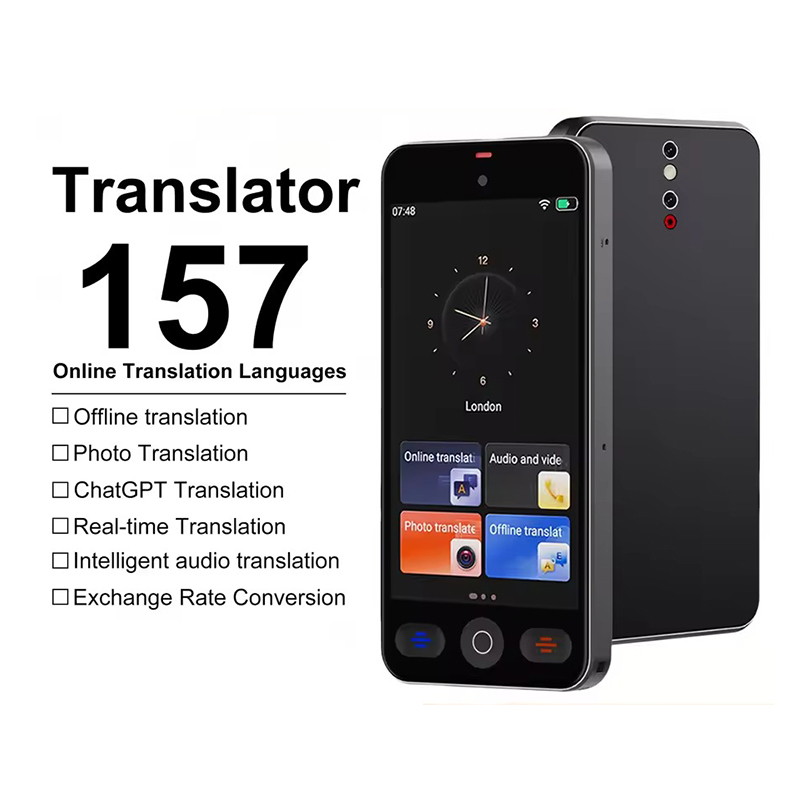 S10 Pro 言語翻訳デバイス 152 言語音声ポータブル Ai 翻訳オフライン翻訳サポートビデオ録画