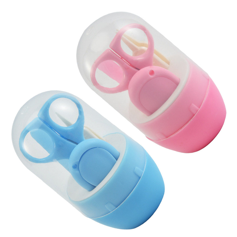 2 セットネイルキット 2 セット幼児爪切りはさみファイルピッカー新生児用グルーミングキット幼児グルーミングツールセット