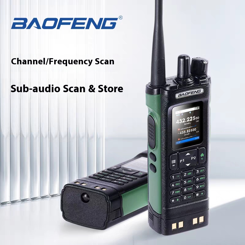 BAOFENG UV-32 トランシーバー 10 ワット UV32 マルチバンド AM FM NOAA タイプ C 充電コピー周波数長距離ハム双方向ラジオ