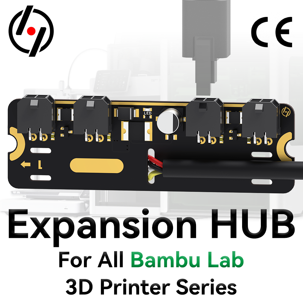 すべての Bambu Lab 3D プリンタ アクセサリ用の電源信号保護付き Bambu Lab 4 ポート拡張ハブ用