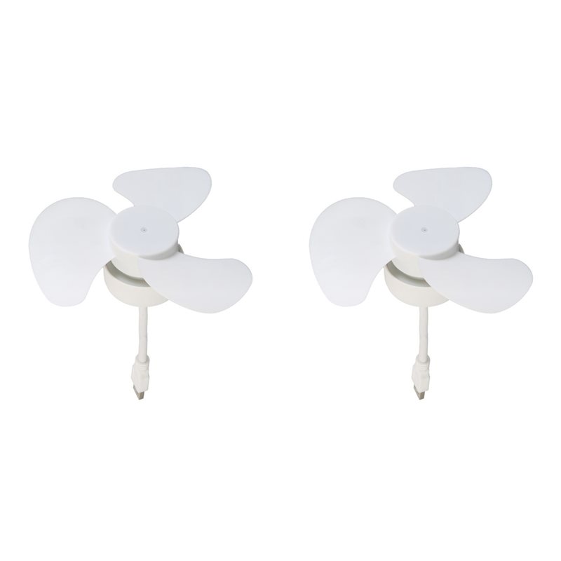 【価値】2X USB ファン DC5V 天井ファン 360 度調整低ノイズ電動ファン室内冷却ファンノートブック用
