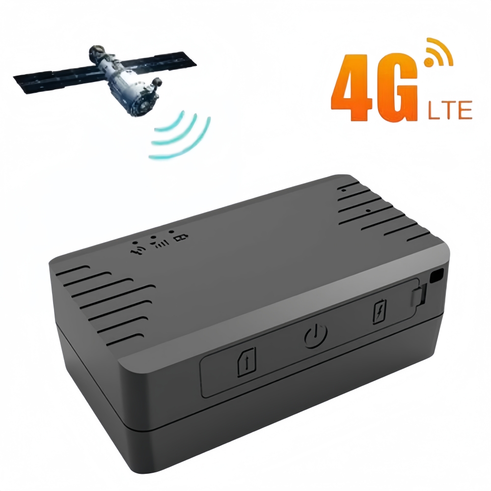 4G磁気車両GPSトラッカー、1500mAh充電式バッテリー付きポータブルオートGPSロケーター、車の監視用