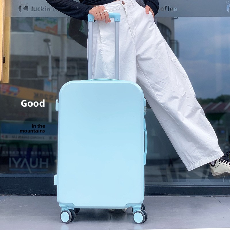 カラフルな旅行キャビンスーツケースパスワードロックユニセックス旅行荷物ローリング荷物大容量荷物男性女性学生