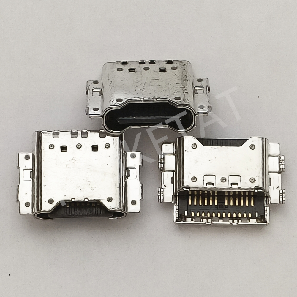 10-100 個マイクロ USB 充電ドックポートコネクタプラグジャック三星銀河タブ S6 Lite P610 P615 A9S A9200 A9 A920 A920F 2018