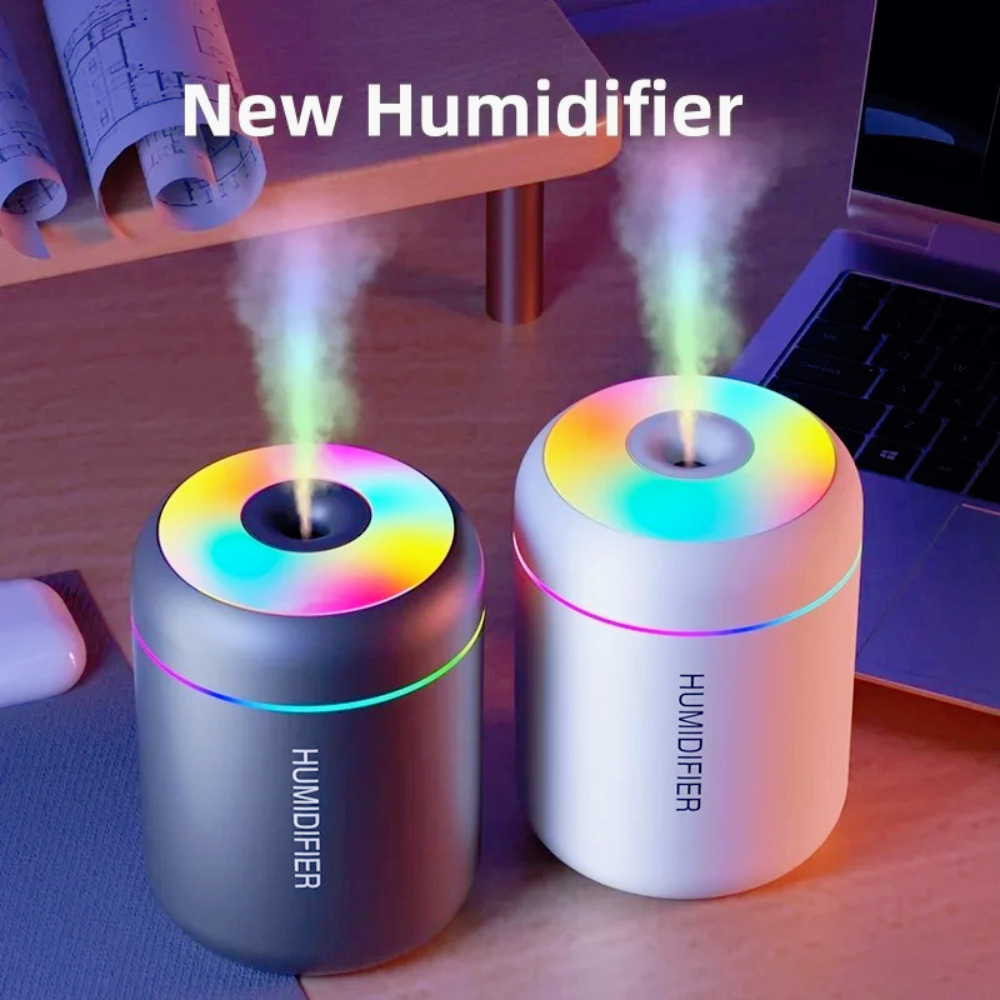 180 ミリリットルミニ空気加湿器 USB 電気アロマディフューザーエッセンシャルオイル清浄器アロマミストメーカー車の家の寝室用ライト
