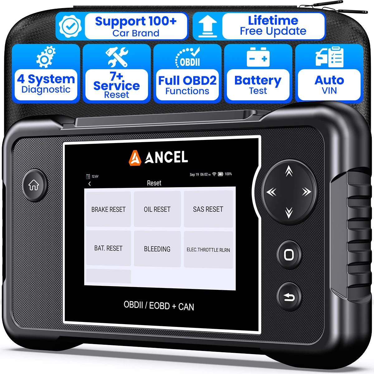 OBD2 スキャナ ABS SRS トランスミッションチェックエンジン車診断ツールコードリーダー ANCEL FX2000 PRO 車自動車診断ツール