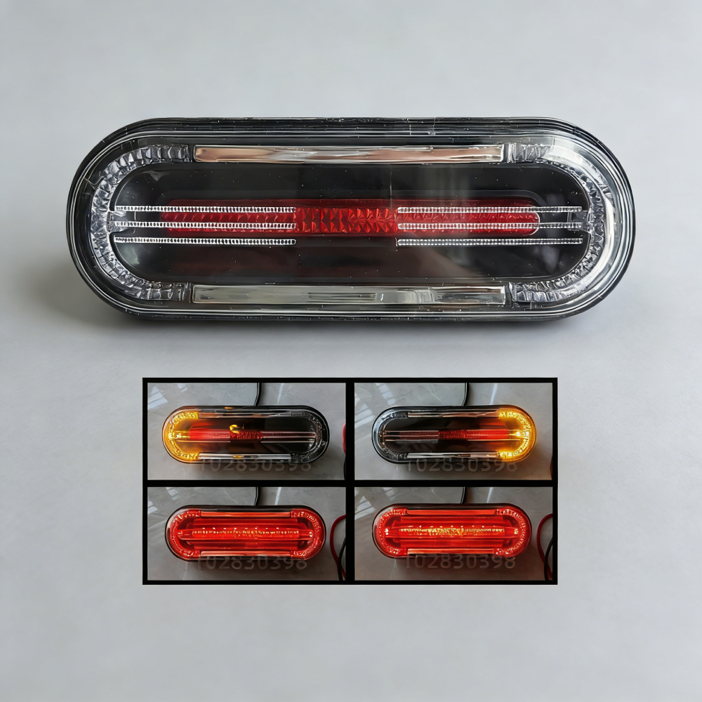 1Pc オートバイ LED テールライト 12V ATV 電動自転車リアヘッドライトモトテールライト位置ブレーキターンシグナルスペアパーツ