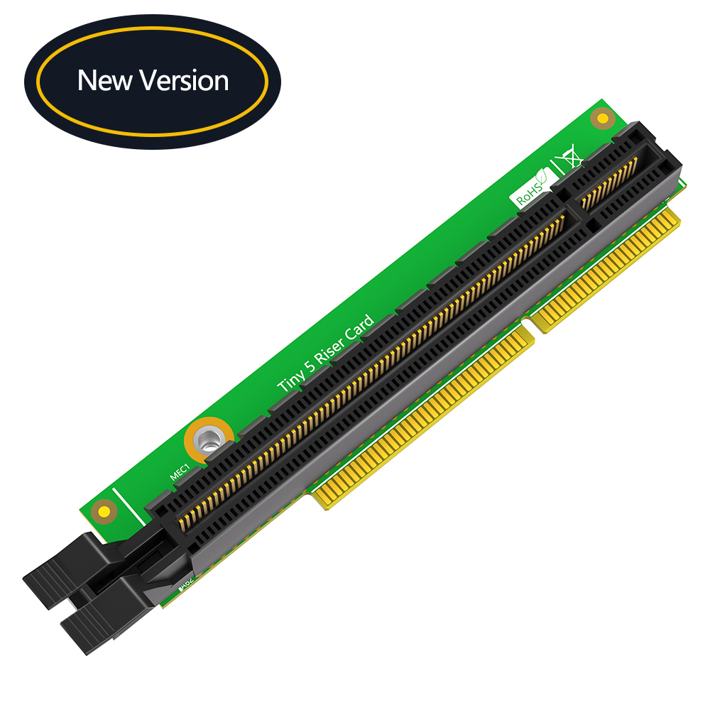 PCI E 16Xライザーカード、アダプター Tiny 5 PCIE 16Xライザー（ThinkCentre M920q M920x M910x M720q P330用）