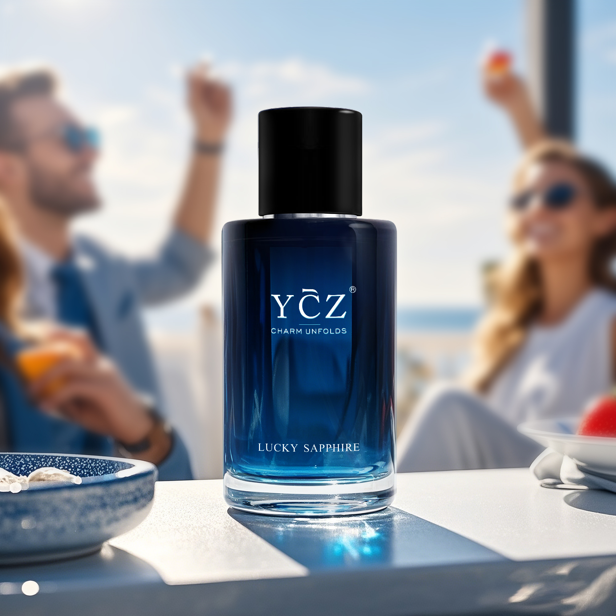 YCZ メンズ香水、1個| 1.7液量オンス、男性用コロン、オリエンタルベルガモット、特別な機会に最適、紳士へのギフトに最適