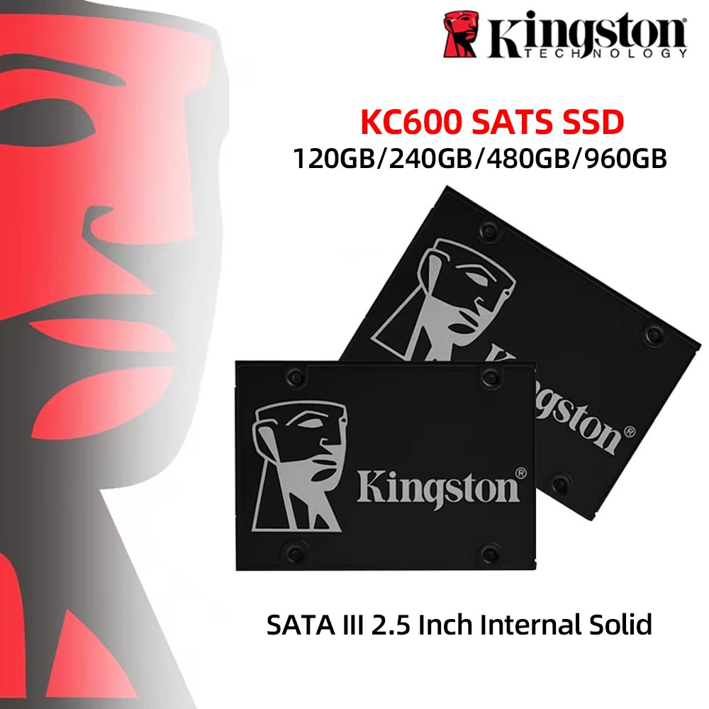 キングストン KC600 SSD 1 TB 256 ギガバイト 512 ギガバイト 2 TB SATA 3 2.5 インチ内蔵ソリッドステートドライブ HDD ハードディスク HD SSD 1024 ギガバイトデスクトップラップトップ PC