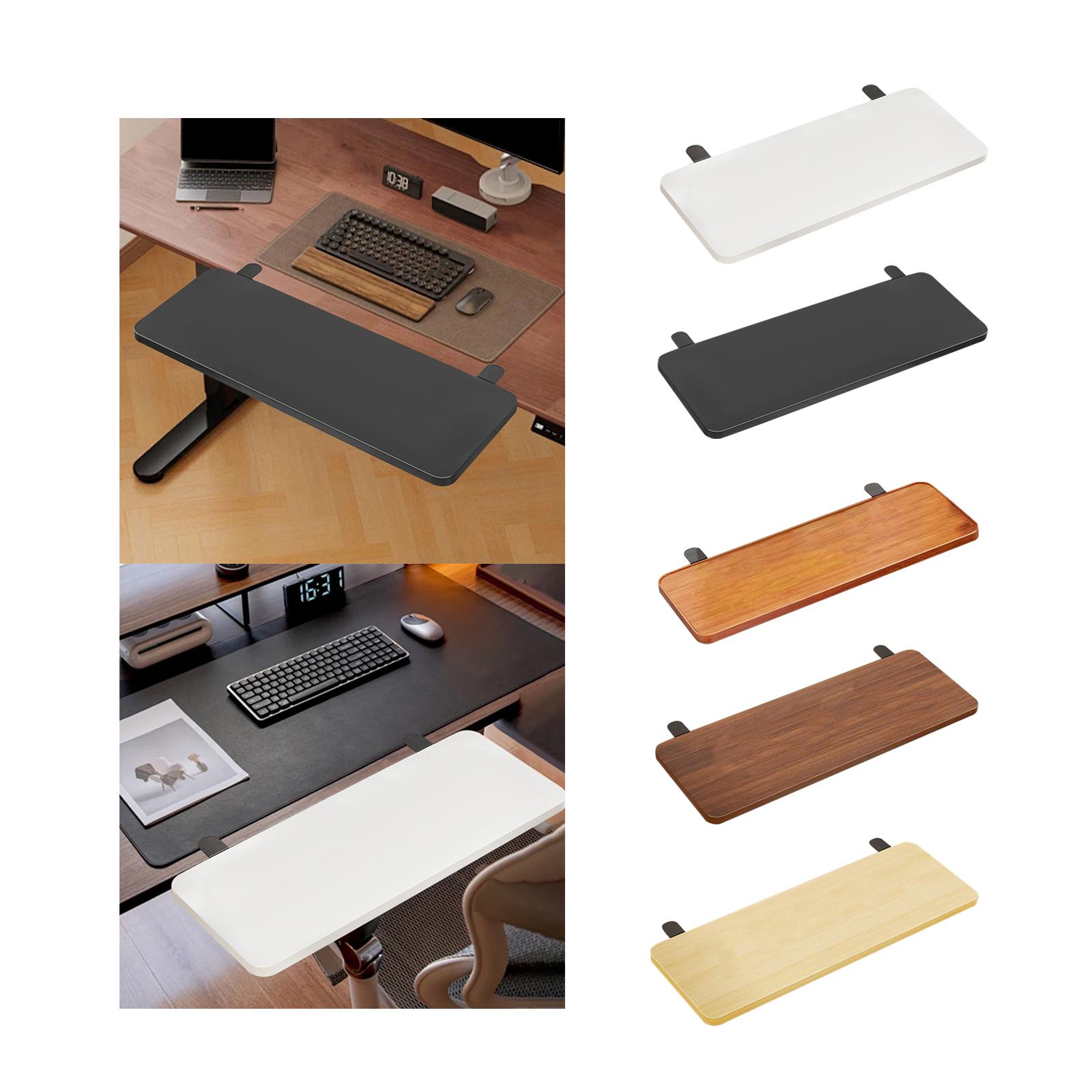 デスクエクステンダーボード コンピュータテーブル用クランプ 頑丈なサポートデスクトップ拡張ボード 50x20cm リストサポート拡張ボード