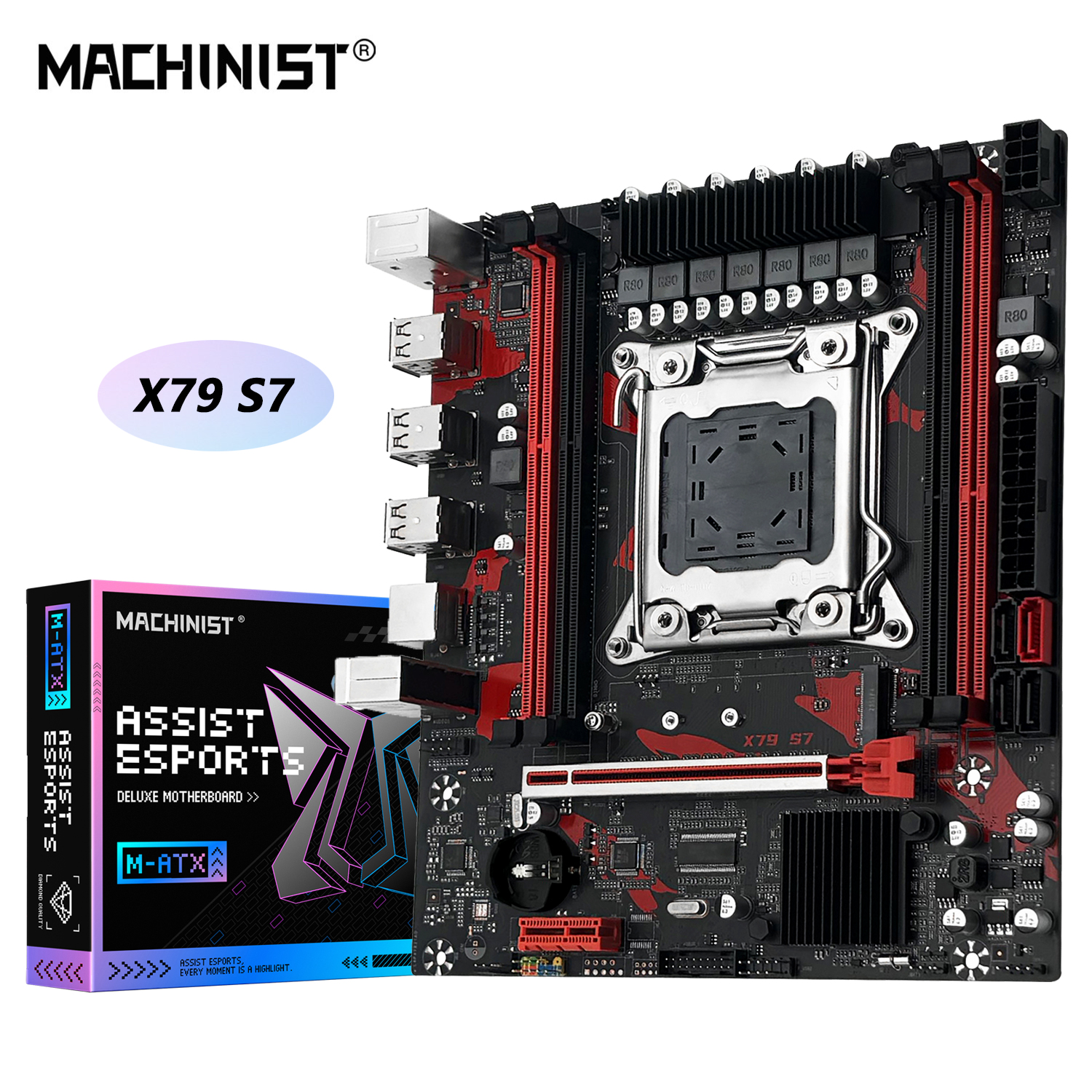 MACHINIST X79 S7 マザーボードのサポート Intel Xeon E5 v1