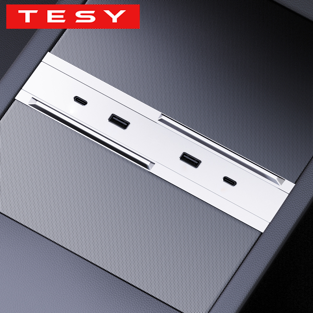 TESY テスラモデル YL Y 起動ジュニパー 65 ワット中央制御 Type-C USB ハブ高速充電モデル 3 ハイランド拡張ドック