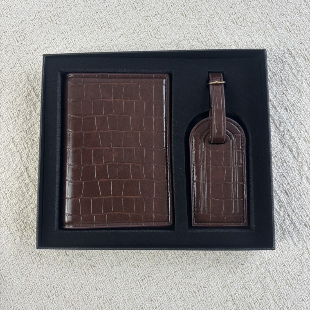 ファッション PU パスポートホルダークロコダイルグレイン耐摩耗性ドキュメント財布ソフト荷物タグ旅行収納