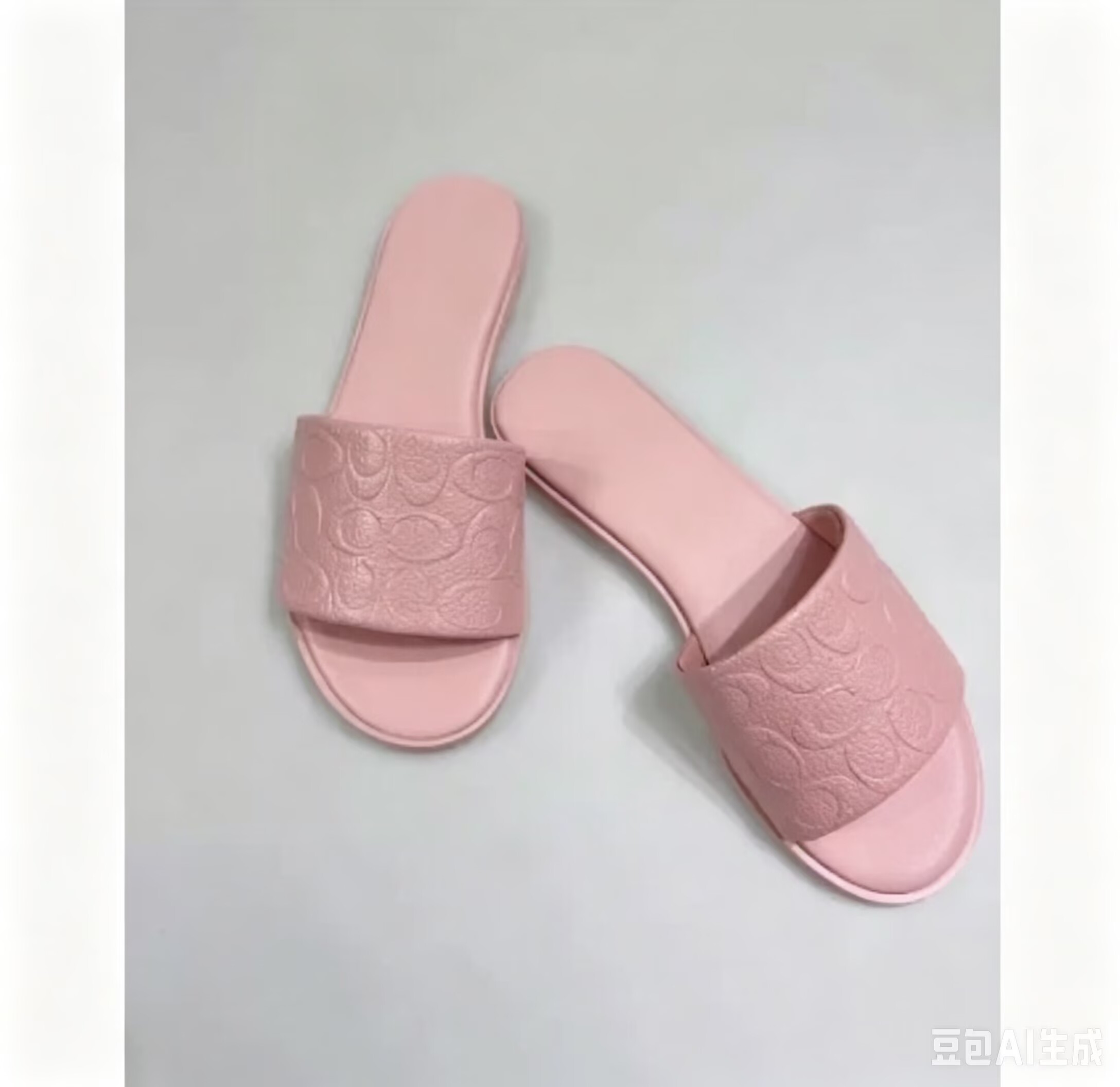 オールシーズン夏の女性の靴のための 3 色プリント フラット ビーチ サンダル