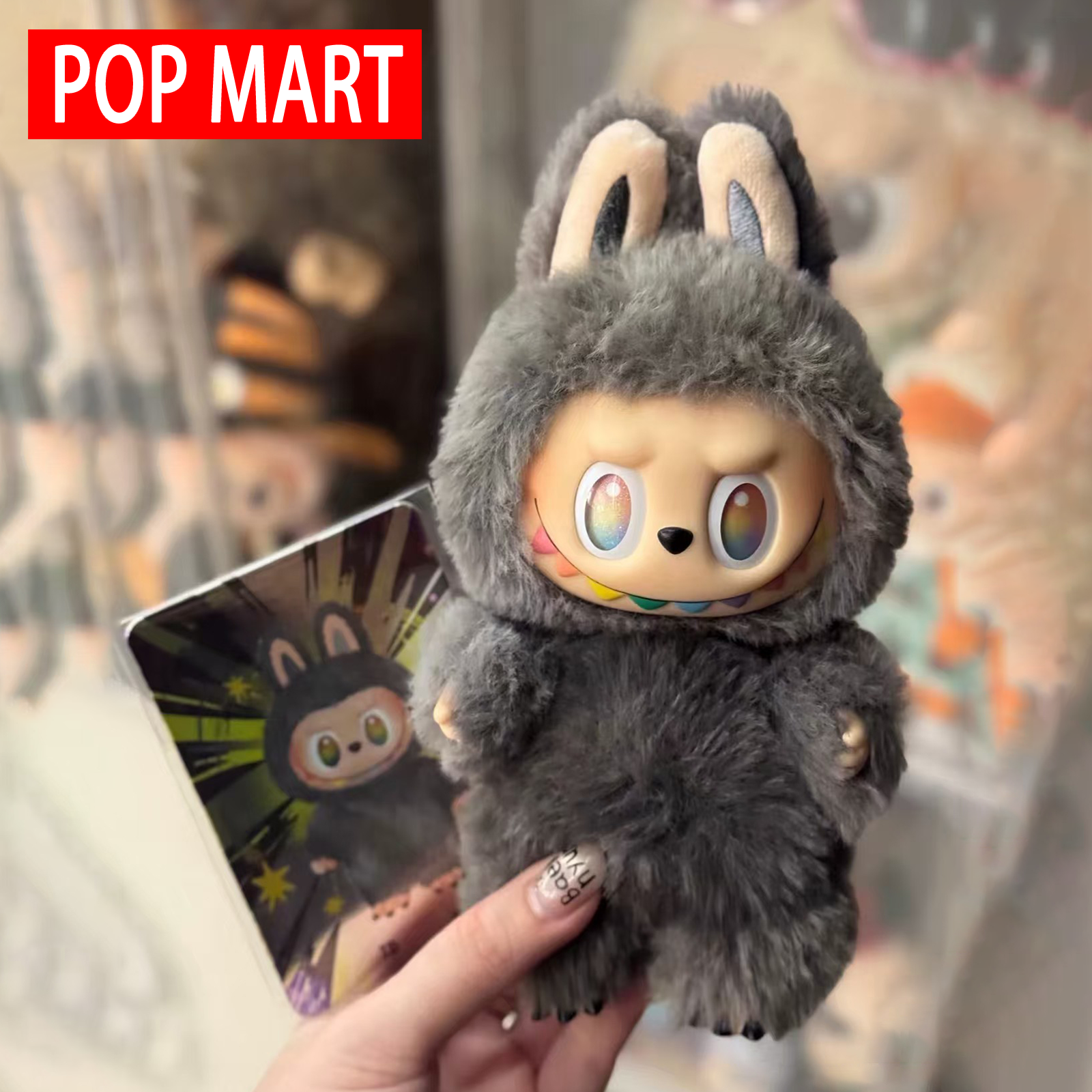 THE MONSTERS Labubu Dollミステリーボックス、100%本物 - マカロンカラー、家族、友人、恋人へのプレゼントに最適です。