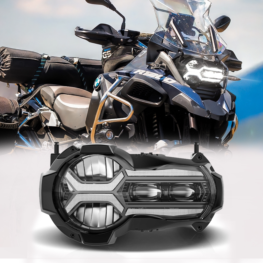 Emark LED ヘッドライト BMW R1200GS 2013-2018 R 1200GS K50 ADV Adventurer BMW GS 1200 オートバイスーパー 12V LED ヘッドランプアセンブリ