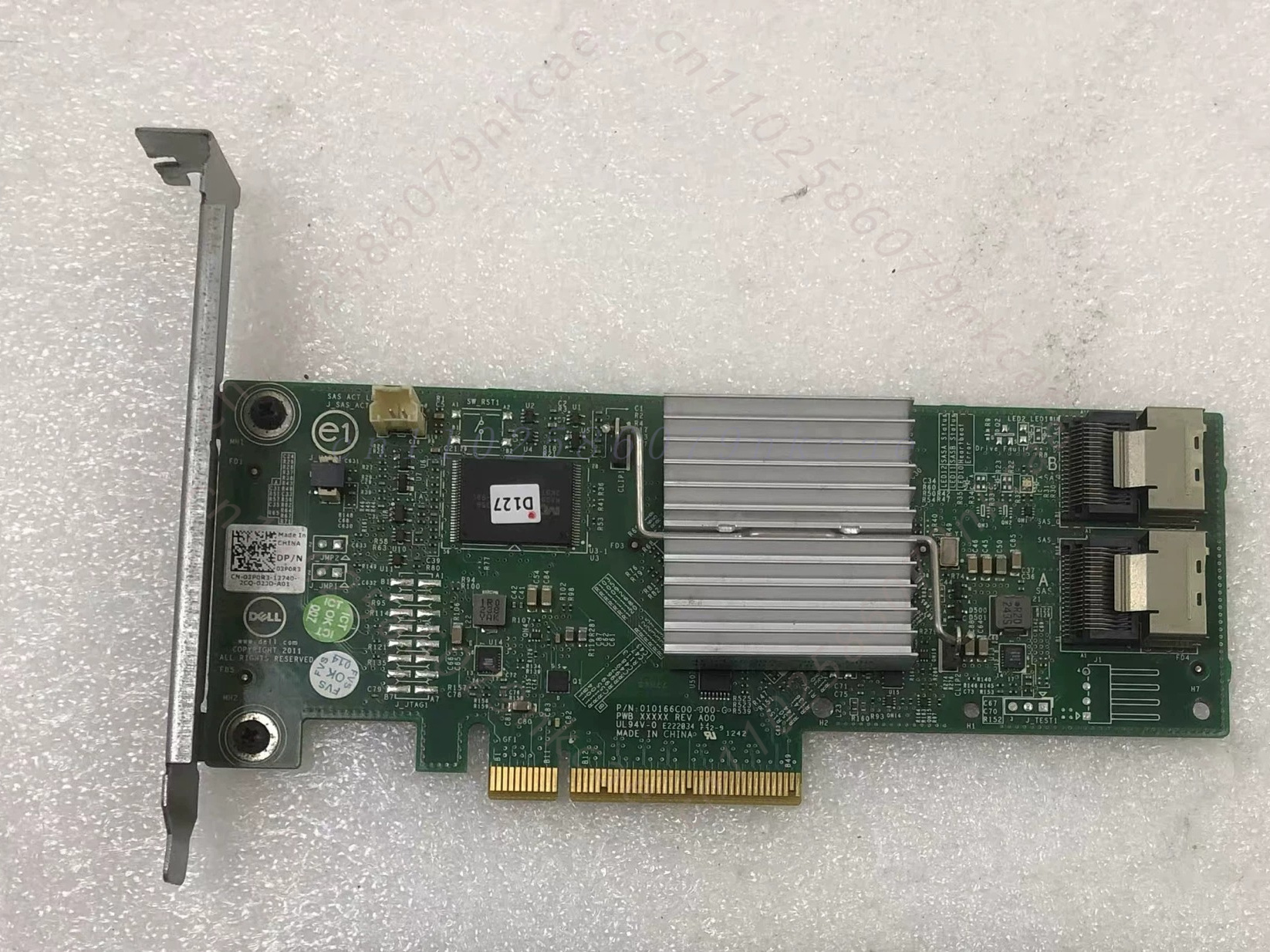 Dell PERC H310 HV52W SAS2008 HBA ITモード 6Gbps SAS SATA RAIDコントローラーカード（16TB対応）