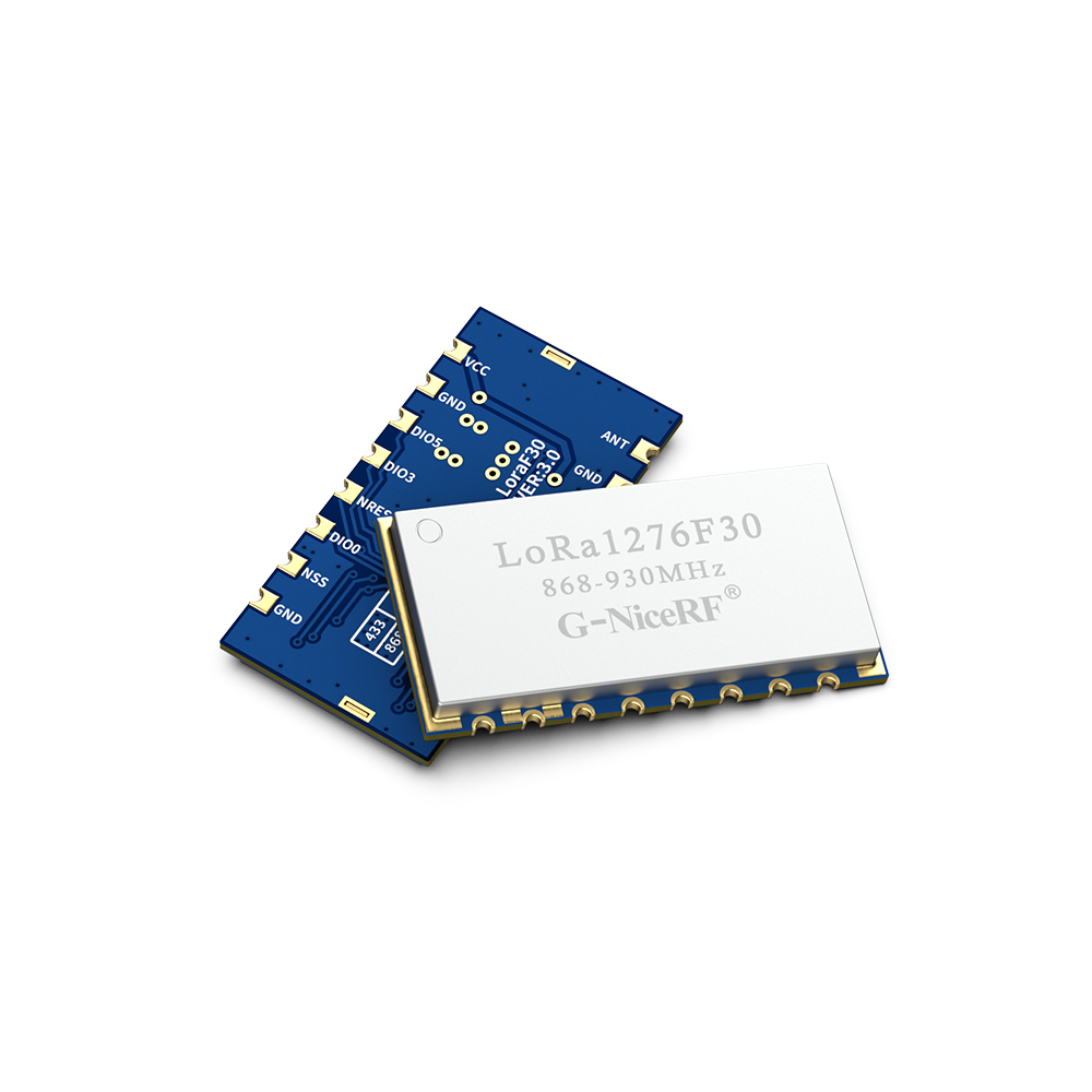 2 ピース/ロット LoRa モジュール Lora1276F30 ゴムアンテナ付き 6 キロから 8 キロ RF トランシーバー 27dBm 500mW SX1276