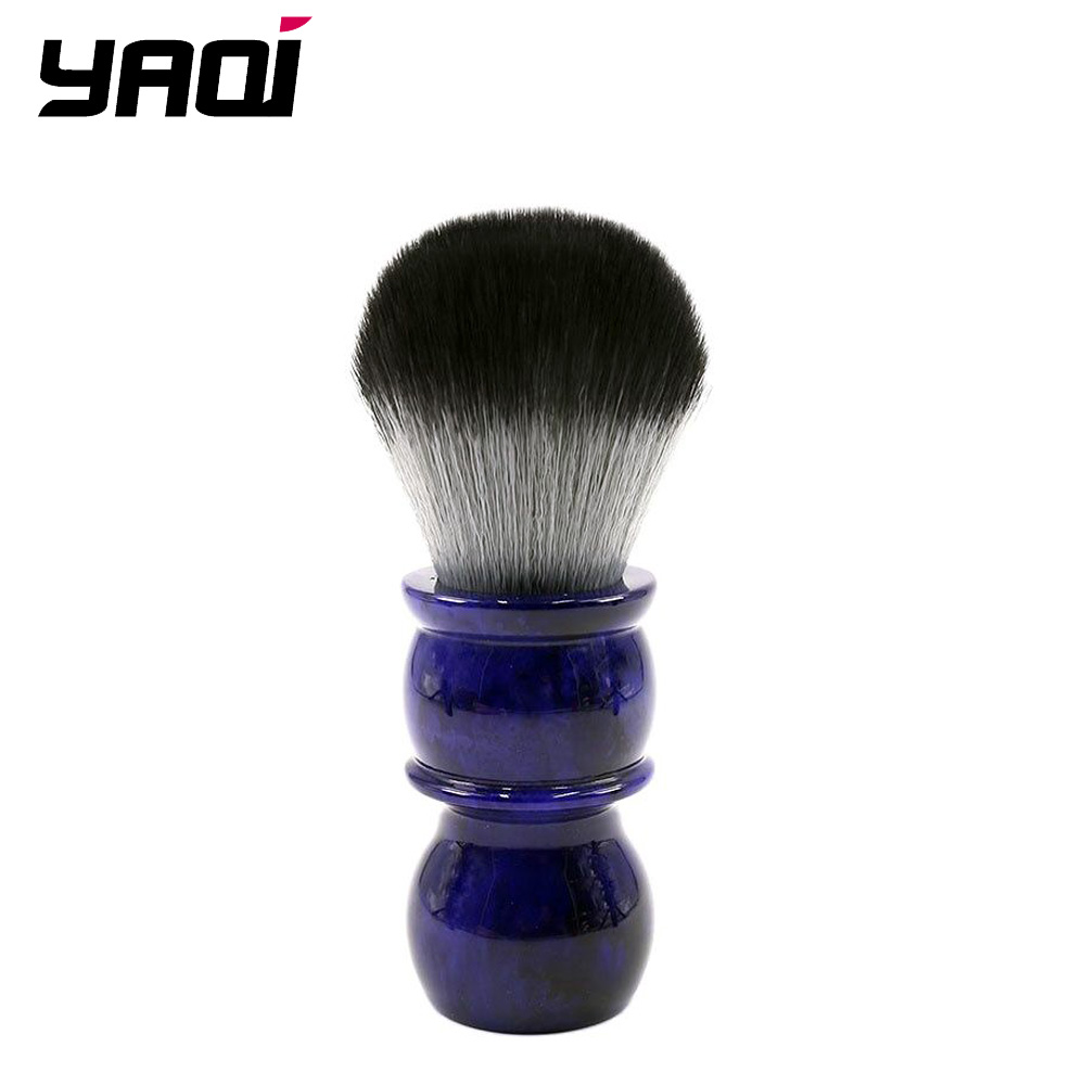Yaqi 26mm ティンバーウルフカラー 人工毛シェービングブラシ 男性用