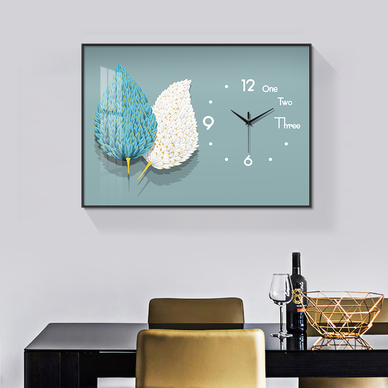 大型抽象アルミニウム合金フレームアートワーク壁掛け時計、家の装飾、リビングルーム、ベッドルームの装飾用のミュートクォーツ時計