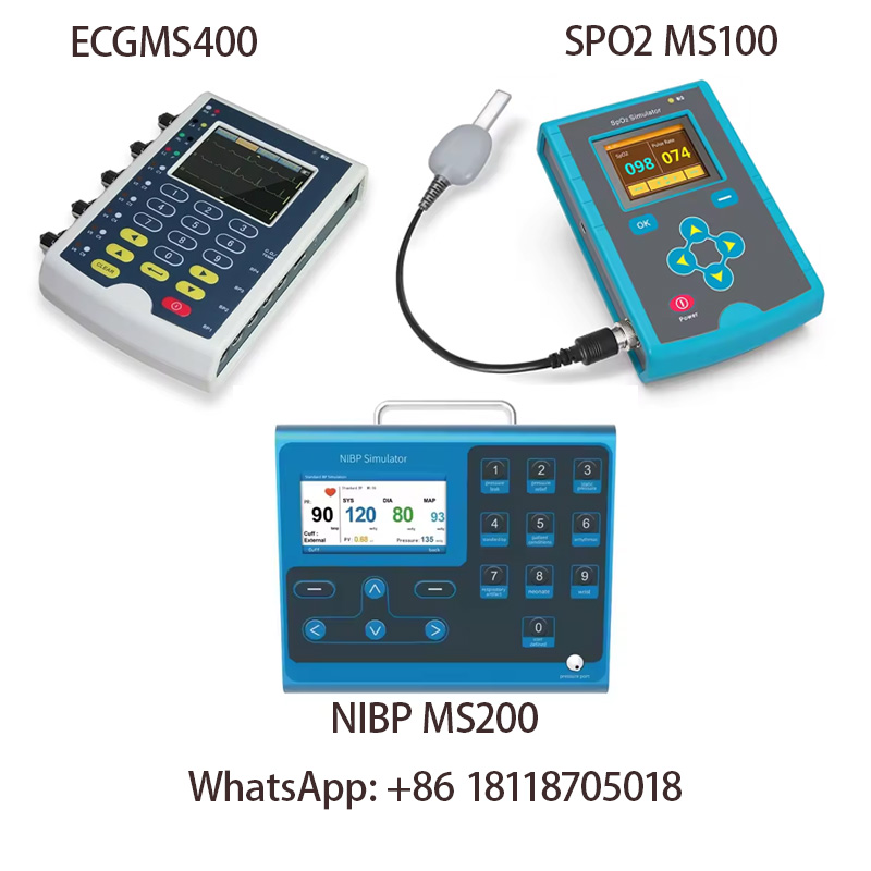 CONTEC MS400 MS100 MS200 ECG シミュレータ; SpO2シミュレーター; NIBPシミュレータ