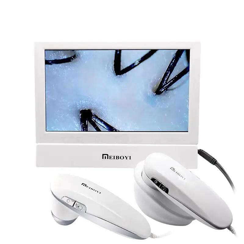 新しい 11 HD 液晶画面毛包頭皮検出器プロフェッショナルデジタルスキンアナライザー油水分検出器顕微鏡テスター