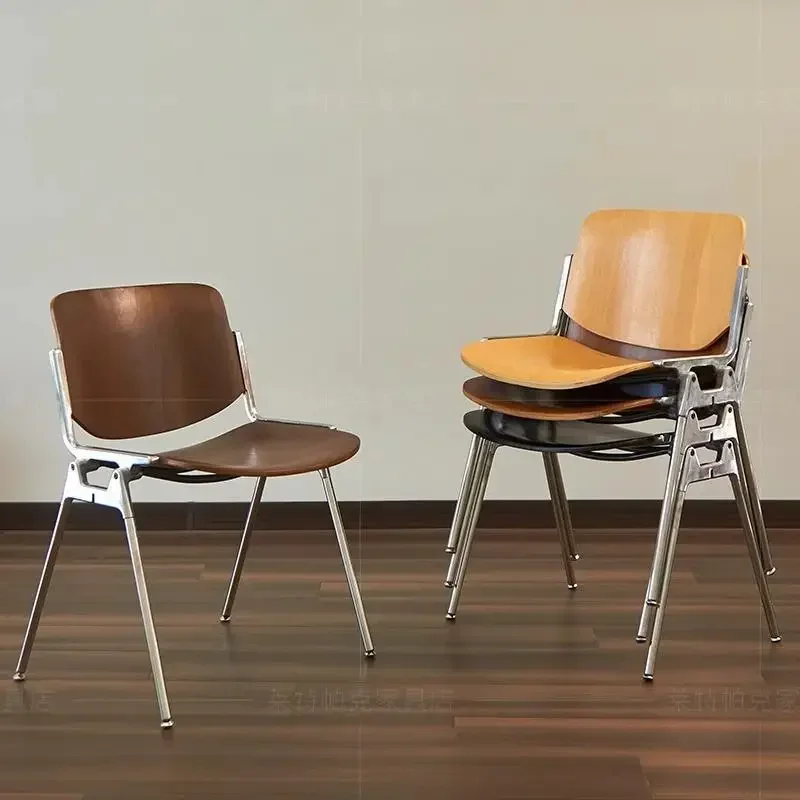 Modern Dining Chairs Mid-Century Ergonomic High Back Kitchen Chairs For Dining Room Home Office Contemporary Furniture Decor