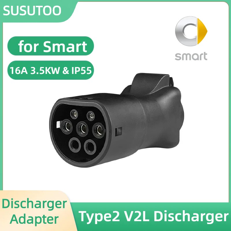 Type2 ICE62196 スマート V2L アダプター車両から負荷放電器に適合スマート 16A 3.5KW V2L スマート用