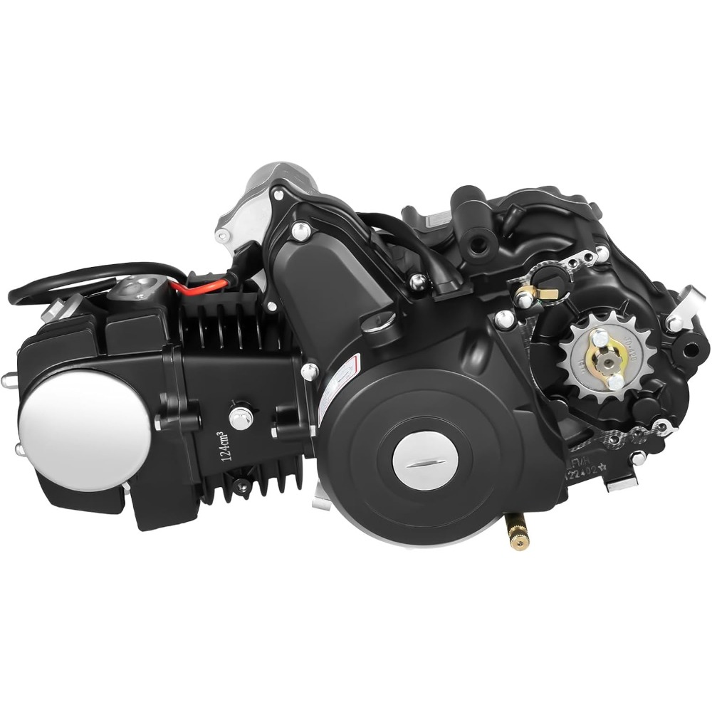 125cc 4 ストロークエンジンモーターコンプリートキット電動スタート半自動トランスミッション ATV ダートバイクゴーカート用