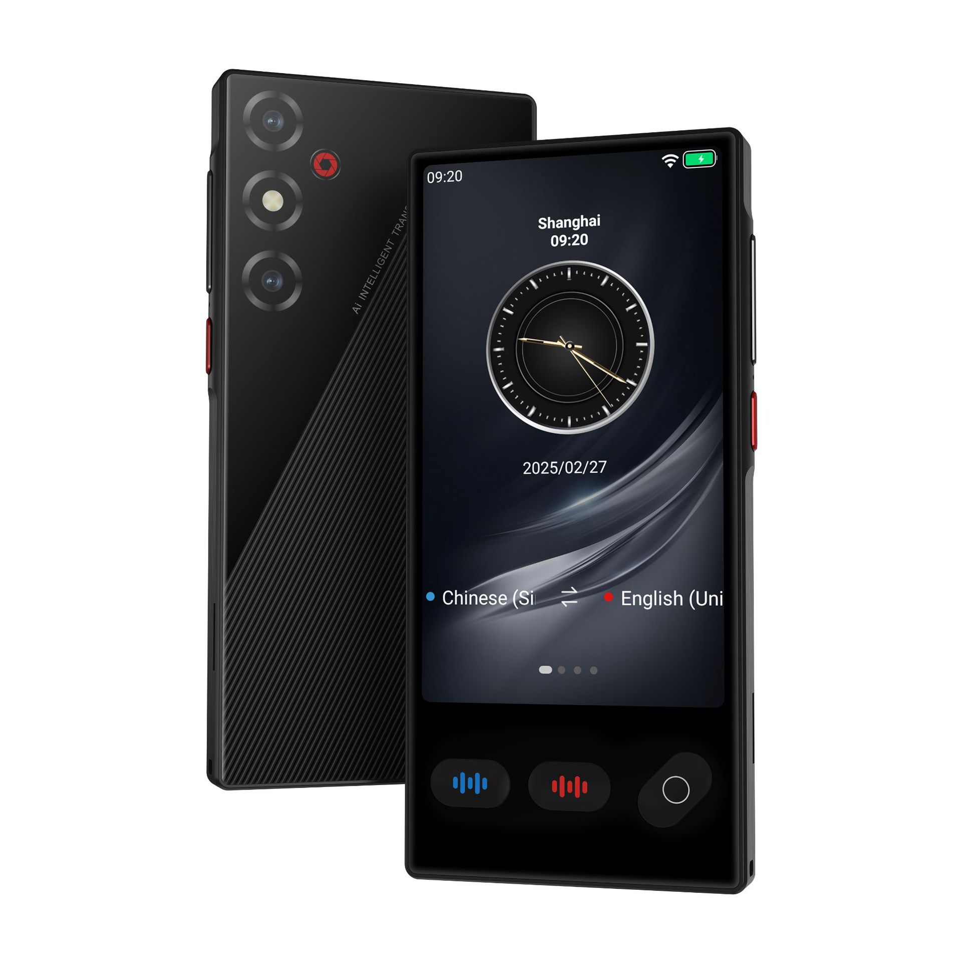 2025 S35 インスタント音声翻訳者ポータブル言語翻訳者リアルタイムスマート翻訳者 12 オフライン言語をサポート